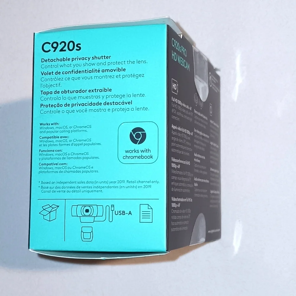Logitech C920s Pro Black HD Webcam